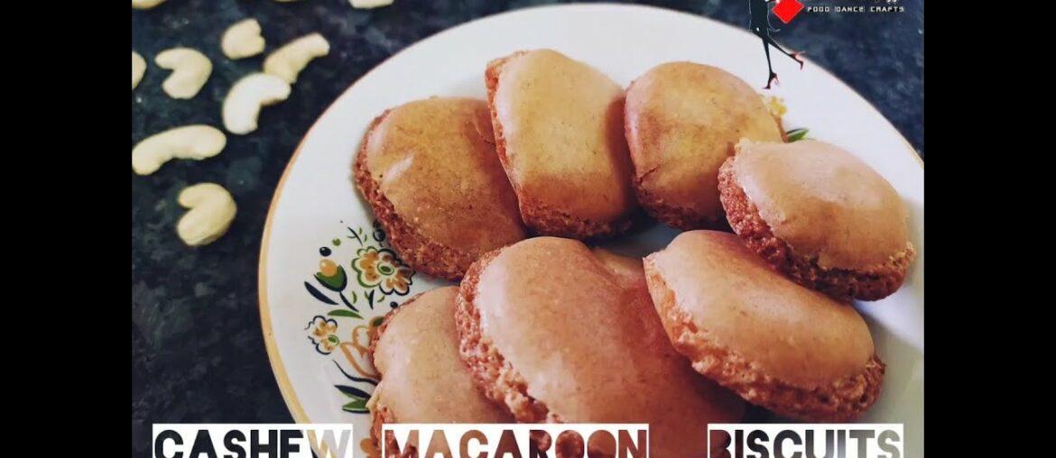 Cashew macroon biscuits recipe by the random blogger| French macaroon style