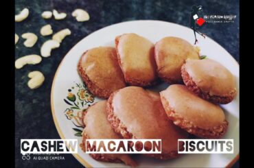Cashew macroon biscuits recipe by the random blogger| French macaroon style