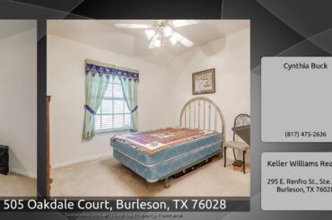 505 Oakdale Court, Burleson, TX 76028