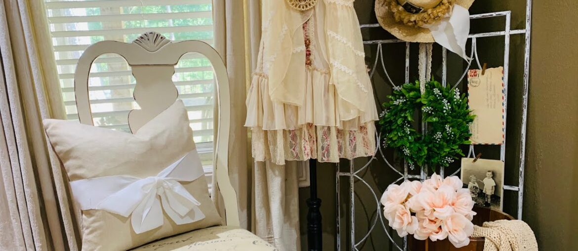 DIY FRENCH COUNTRY SHABBY FARMHOUSE DECOR FROM GARDEN TRELLIS (135)