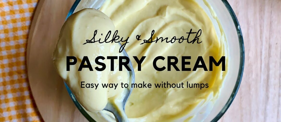 Easy Authentic French Pastry Cream Recipe | How to Make Vanilla Custard | The Home Maker Baker
