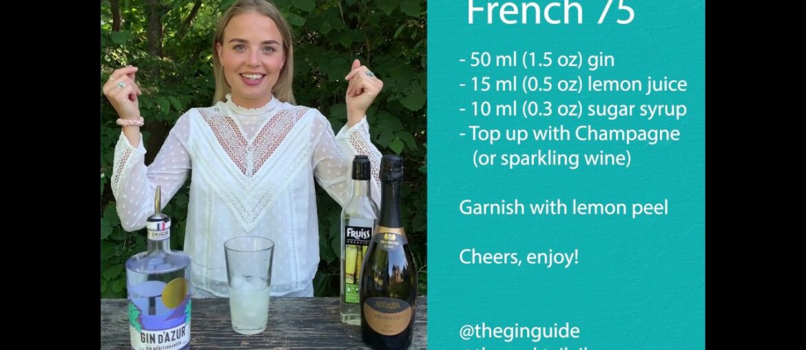How to Make a French 75 - Gin Cocktail Recipe