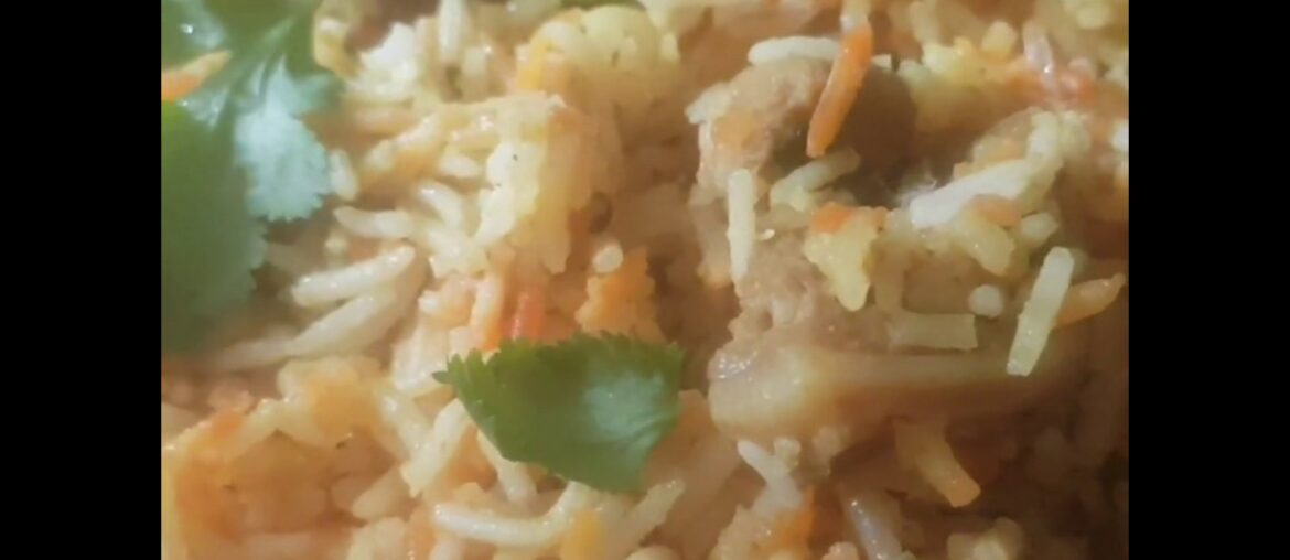 Mutton Biryaani quick recipe in French/Urdu