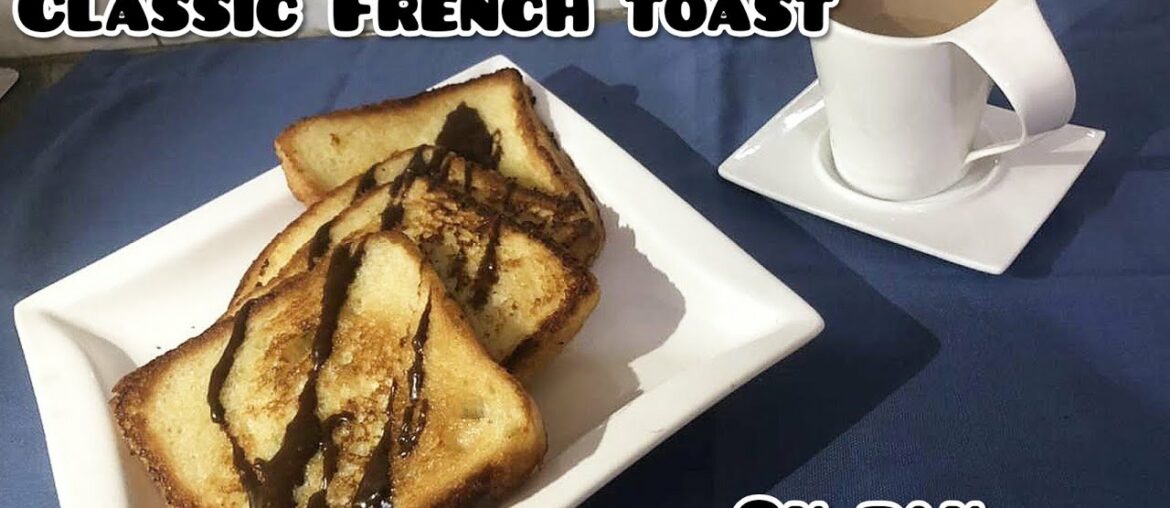 Classic and easy French toast on pan recipe by (real kitchen)| Quick and easy!!