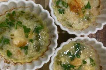 How to Make Baked Scallops with White Wine