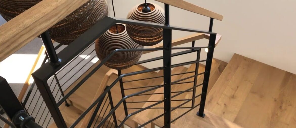 Beautiful Staircase Design with French Oak Smoked