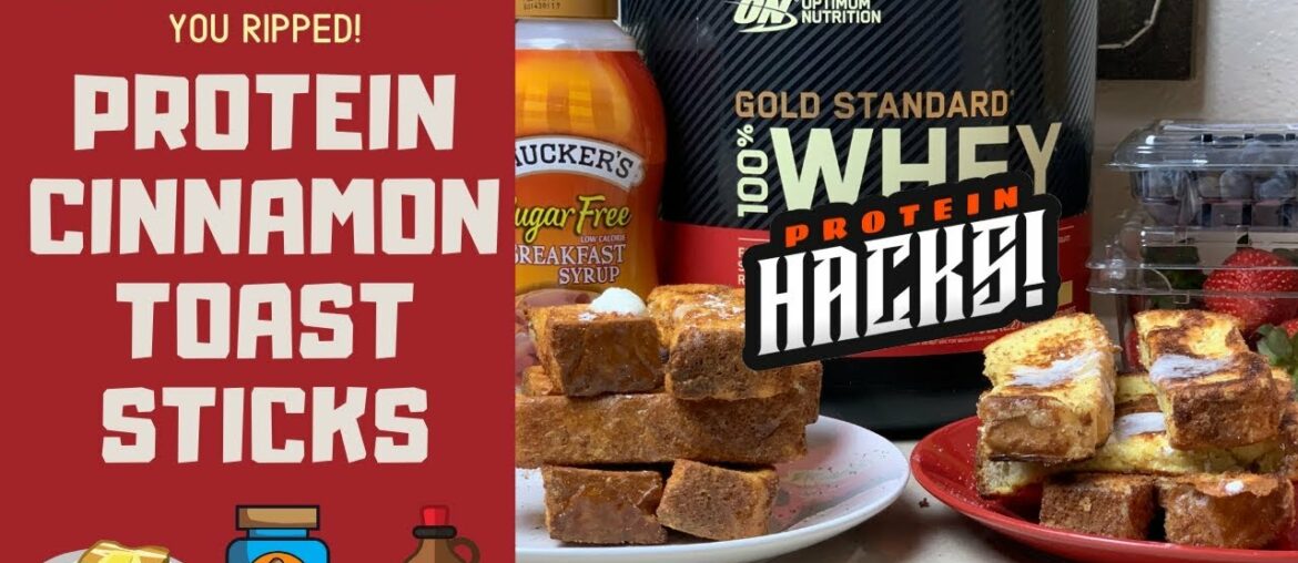 Easy Protein Powder Recipes || French Toast Recipe (Protein 40g per Serving)