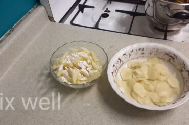 Potato Chips & French fries recipe Homemade snacks for kids 1