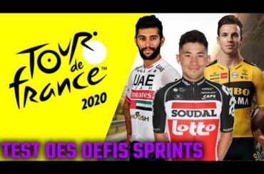Test des défis sprints sur Tour de France 2020 !