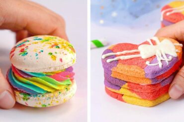 Best French Macaron Cake Recipes | Beautiful Colorful Cake Decorating Ideas | Cake Junkie