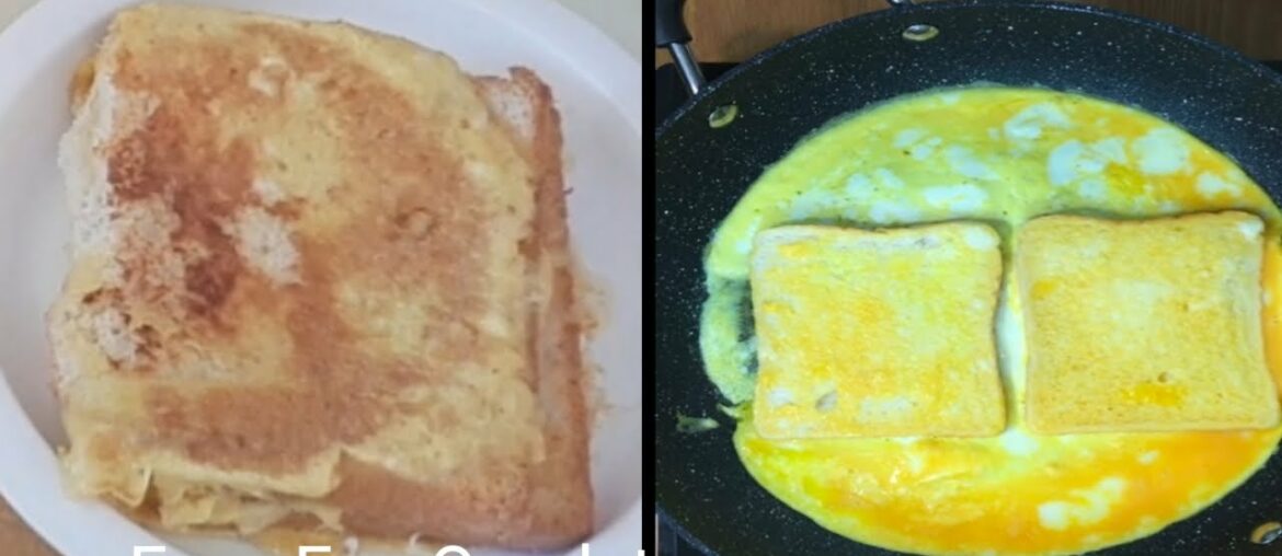Egg Sandwich Recipe! Egg Recipes For Breakfast. French Toast. Bread Omeletts Recipe