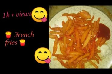How to make tasty resturant style French fries 🍟😋/Delicious Recipes/