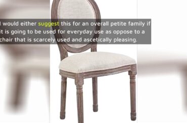 Modway Emanate French Vintage Upholstered Fabric Fully Assembled, Four Dining Armchairs, Beige