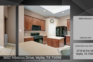 3602 Hibiscus Drive, Wylie, TX 75098