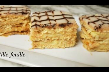 Millefeuille easy recipe | Napoleon the famous french dessert