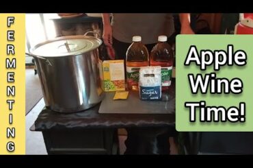 It's Apple Wine Making Time! - Ann's Tiny Life