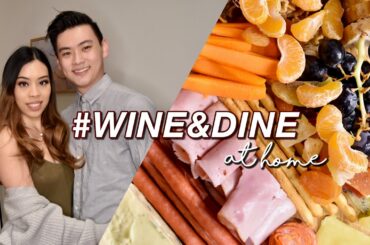 Wine and dine at home | Quarantine edition 🍷🧀