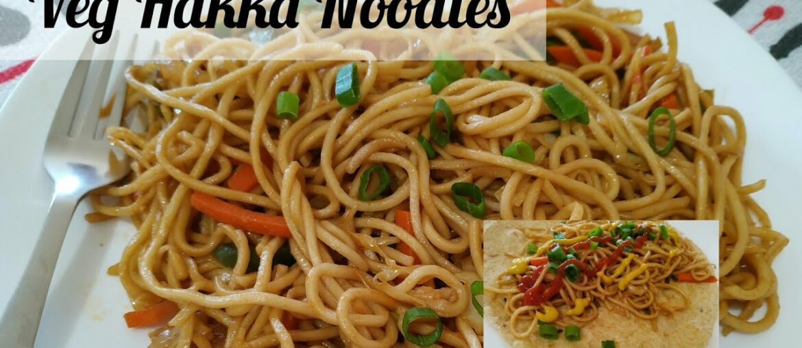 Veg Hakka Noodles|| Vegetable Noodles authentic restaurant style