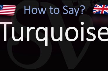 How to Pronounce Turquoise? (CORRECTLY)