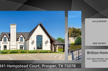 841 Hempstead Court, Prosper, TX 75078