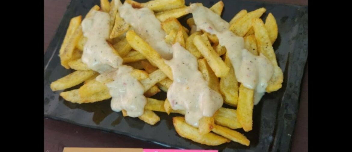 Creamy French Fries Recipe | Potato Fries Recipe in Tamil | Crispy French Fries Recipe |Cheese Fries