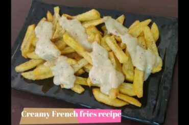 Creamy French Fries Recipe | Potato Fries Recipe in Tamil | Crispy French Fries Recipe |Cheese Fries