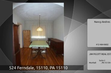 524 Ferndale, 15110, PA 15110