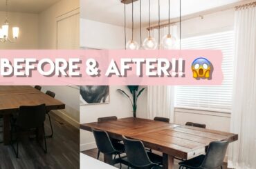 AMAZING: Mid Century Modern Dining Room Makeover 2020