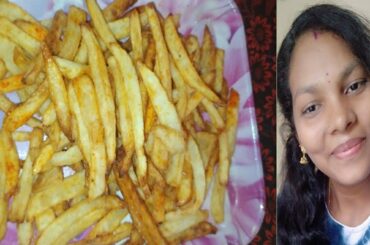 How to make crispy french fries recipe.Home made perfect french fries.