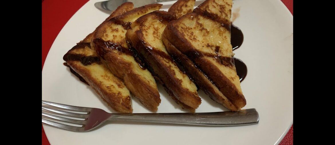 nutella french toast/Quick recipe for kids lunchbox