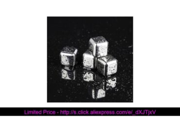 ☀️ 4 pcs Silver Reusable Non-Toxic Environmentally Safe Stainless Steel Wine Ice Cooling Cubes Phys