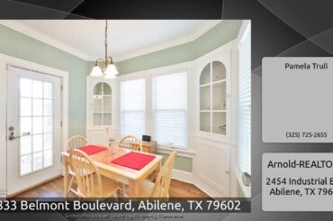 1833 Belmont Boulevard, Abilene, TX 79602