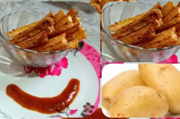 फ्रेंच फ्राइस केसे वानाये घारमे ।  Crispy French fries recipe like restaurant by "RIPE'S COOKING"...