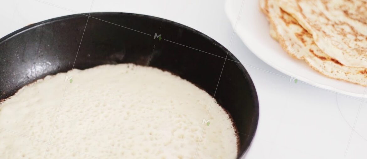 Traditional french crepe recipe on frying pan, homemade thin pancakes for breakfast, food Traditional french crepe recipe on frying pan, homemade thin pancakes for breakfast, food