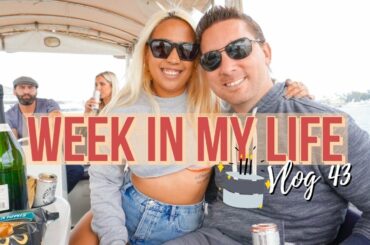 VLOG 43 | HUSBAND'S DUFFY BOAT BIRTHDAY PARTY + SheIn Bikini Mini-Haul + Dining Out at Rockin Baja