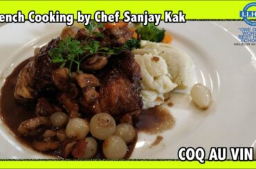 Coq Au Vin or rooster with wine |