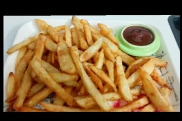 French fries//How to make crispy french fries //Home made recipe //fathi's kitchen