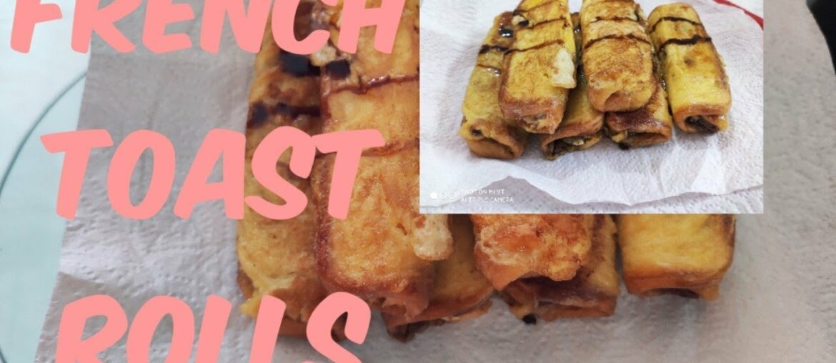 How to make French Toast Rolls / quick n easy recipe / Easy breakfast recipe