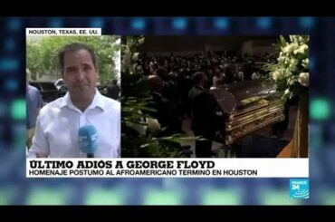 La vuelta al mundo de France 24: culmina homenaje póstumo a George Floyd en Houston