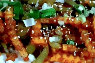 Restaurant/Street Style -  Honey Chilli French Fries- 2 Minutes Instant Recipe.