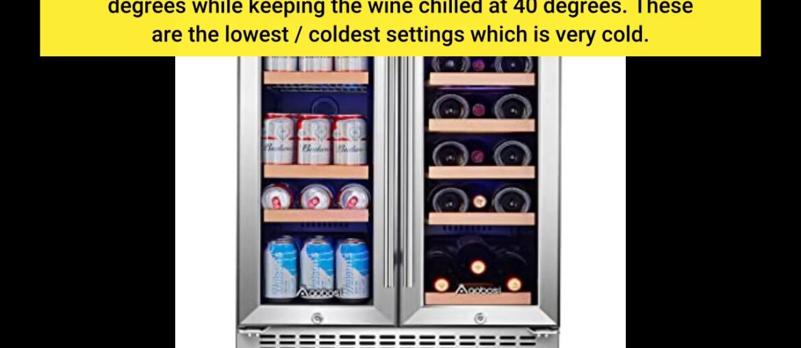 Review Whynter Cooler BWB-2060FDS 24" Built-In French Door Dual Zone 20 Bottle Wine Refrigerato… Review Whynter Cooler BWB-2060FDS 24" Built-In French Door Dual Zone 20 Bottle Wine Refrigerato...