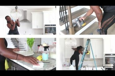 EXTREME DEEP CLEAN WITH ME| KITCHEN, ENTRY, & DINING AREA