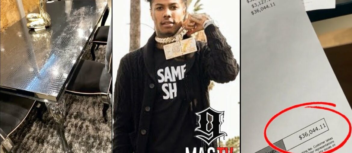 Blueface Drops $36k On A Dining Room Table Set! 💰
