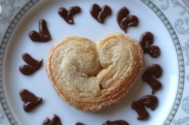 French Cookies Recipe | Palmiers | Heart Cookies | Puff Pastry | Elephant Ears|With & Without Oven