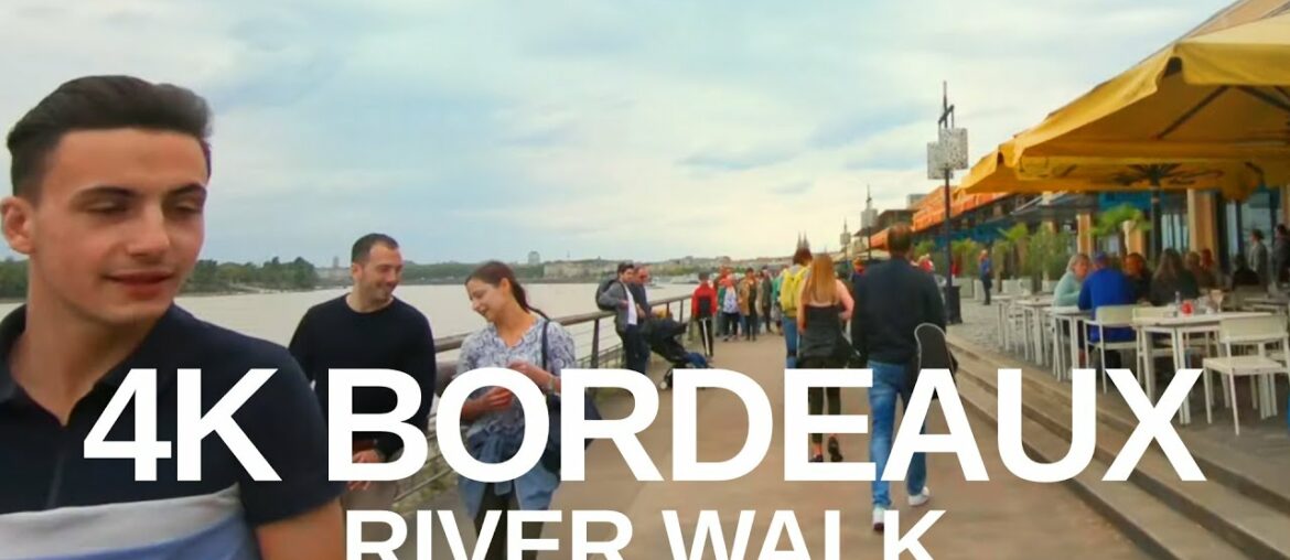 [4K] Virtual Walking Video of Bordeaux - Bacalan & River Walk (Marche Virtuelle de Bordeaux)