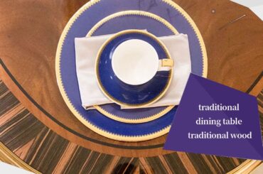 James Bond Classic Oval Dining Table and Solid Wood with Piano Resin Paint BROWN/ SILVER JF519