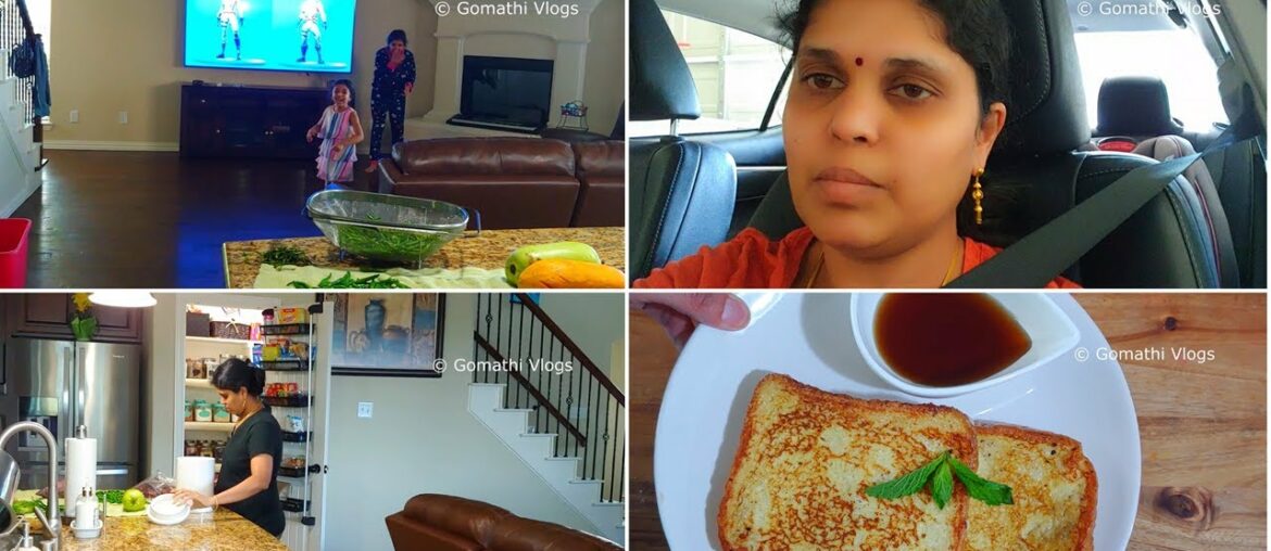 Full Day Vlog / Kids Fun Video / French Toast Recipe /A day in my life vlog/ Shopping/USA tamil vlog
