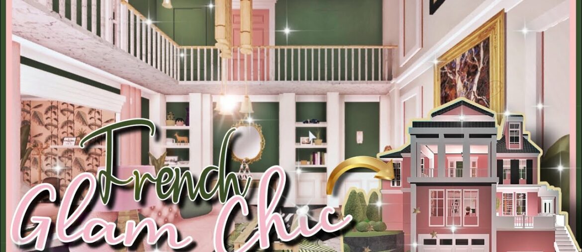 Bloxburg French Glam Chich House Speedbuild Bloxburg French Glam Chich House Speedbuild