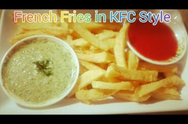 French Fries ( How To Make KFC Fries recipe very Quick and Easy at Home )