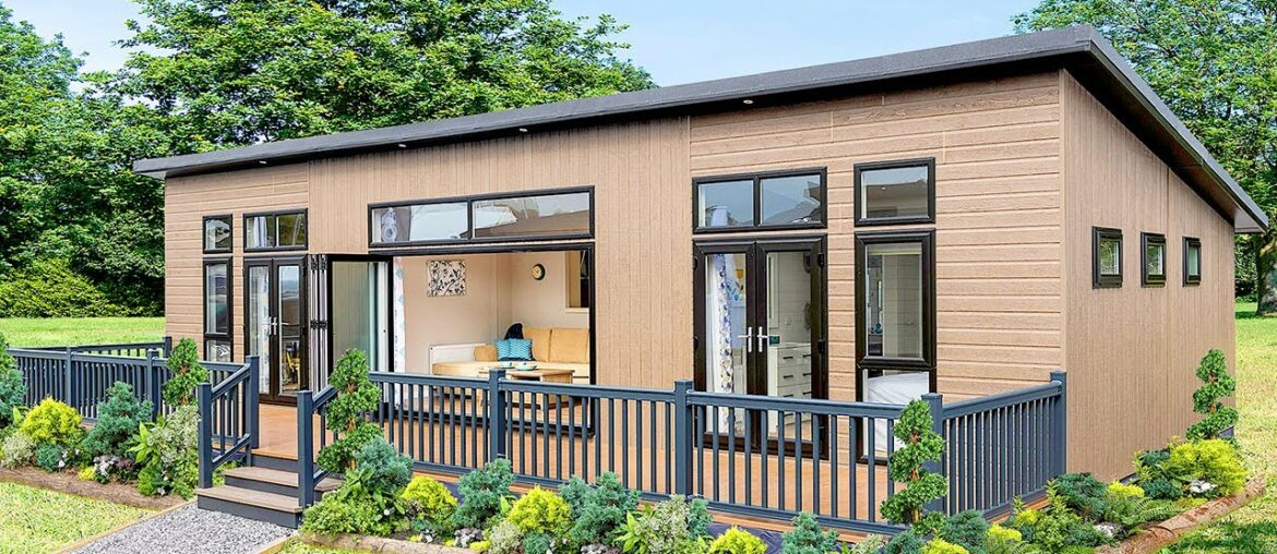 Absolutely Beautiful Atrium Monopitch Lodge from Omar, , Luxury Lodges for Sale